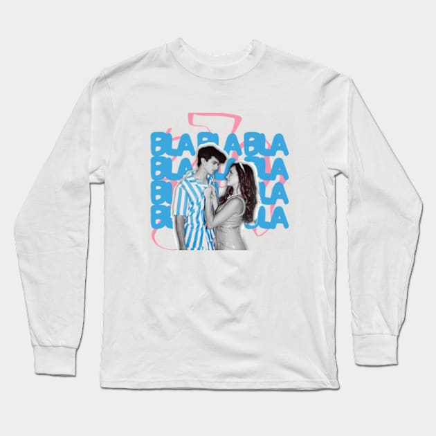 blah blah blah design with Brent and Pierson Long Sleeve T-Shirt by badrhijri